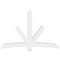 Ekena Millwork Alberta Architectural Grade PVC Gable Bracket, 84"W x 56"H x 6"D x 6"F, 16/12 Pitch GBP084X56X0606ALB00 - alternate 3